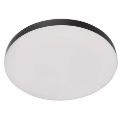   LED-es felületi lámpatest DIONI kerek, fekete, 15W, változtatható CCT-vel
