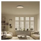 LED-es felületi lámpatest DIONI kerek, fekete, 32W, változtatható CCT-vel