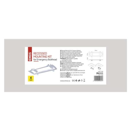 EMOS Süllyesztett szerelőkeret vészvilágító lámpatesthez NESSI