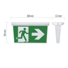 EMOS Vészkijáratjelző lámpabúra NESSI