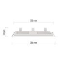 EMOS Süllyesztett szerelőkeret vészvilágító lámpatesthez CESSI