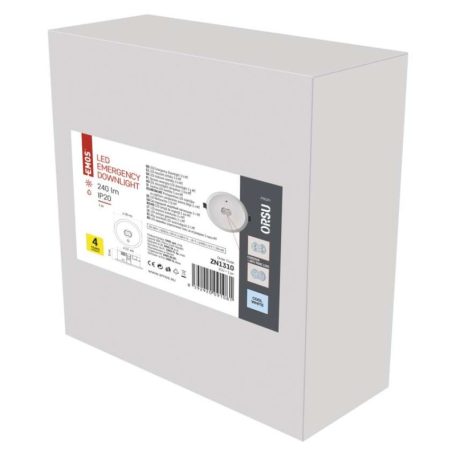 EMOS LED vészvilágító lámpatest ORSU 3W 240 lm 3 óra