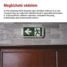 EMOS LED vészvilágító lámpatest NESSI 4W 3 óra IP66