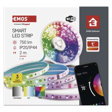 GoSmart LED szalag WiFi 2m, 11W, 750lm, RGB/CCT