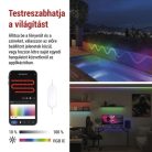 GoSmart Rugalmas LED szalag NEON fehér, 3 m, 23 W, RGBIC dimmelhető, WiFi