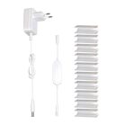 GoSmart Rugalmas LED szalag NEON fehér, 3 m, 23 W, RGBIC dimmelhető, WiFi