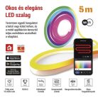 GoSmart Rugalmas LED szalag NEON fehér, 5 m, 33 W, RGBIC dimmelhető, WiFi