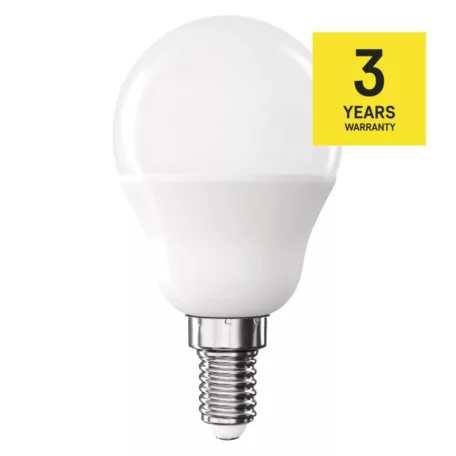 LED izzó Classic Mini Globe / E14 / 6,5 W (60 W) / 806 lm / Meleg fehér