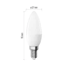 LED izzó Classic gyertya / E14 / 2,2 W (25 W) / 250 lm / Meleg fehér