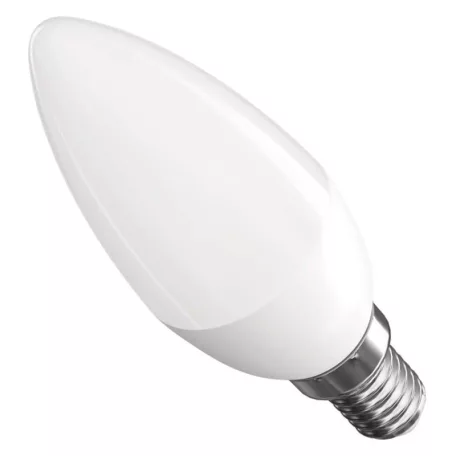 LED izzó Classic gyertya / E14 / 4,2 W (40 W) / 470 lm / Hideg fehér