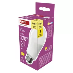   LED izzó Classic A60 / E27 / 14 W (120 W) / 1901 lm / Meleg fehér