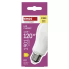 LED izzó Classic A60 / E27 / 14 W (120 W) / 1901 lm / Meleg fehér