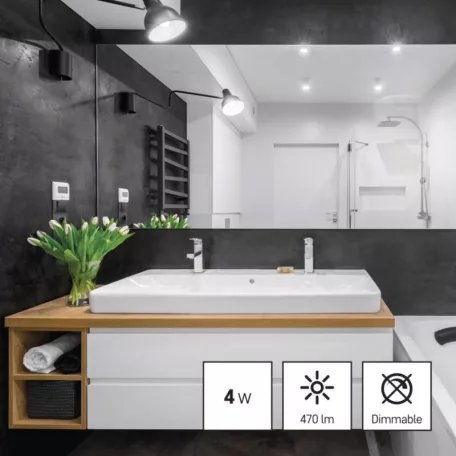 LED izzó Classic A60 / E27 / 4 W (40 W) / 470 lm / Természetes fehér