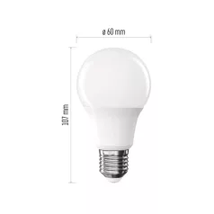   LED izzó Classic A60 / E27 / 7 W  (60 W) / 806 lm / Meleg fehér