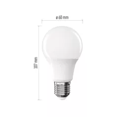   LED izzó Classic A60 / E27 / 7 W (60 W) / 806 lm / Természetes fehér