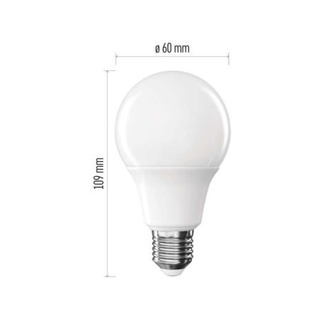LED izzó Classic A60 / E27 / 9,5 W (75 W) / 1055 lm / Természetes fehér