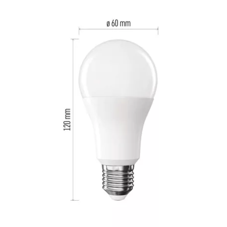 LED izzó Classic A60 / E27 / 13 W (100 W) / 1521 lm / Meleg fehér