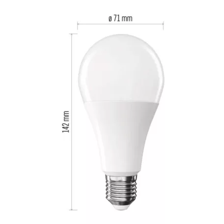 LED izzó Classic A70 / E27 / 16 W (120 W) / 1901 lm / Meleg fehér