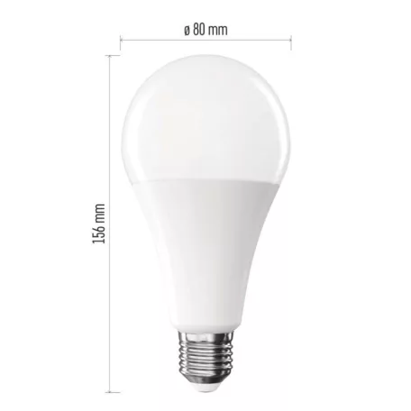 LED izzó Classic A80 / E27 / 20 W (150 W) / 2452 lm / Természetes fehér