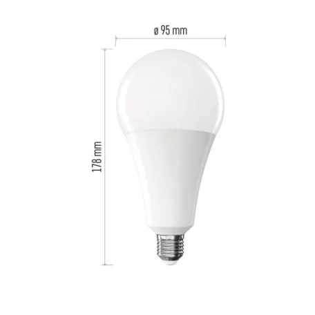 LED izzó Classic A95 / E27 / 28 W (200 W) / 3452 lm / Természetes fehér