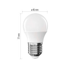   LED izzó Classic Mini Globe / E27 / 4,2 W (40 W) / 470 lm / Természetes fehér