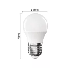   LED izzó Classic Mini Globe / E27 / 4,2 W (40 W) / 470 lm / Természetes fehér
