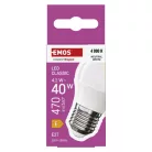 LED izzó Classic Mini Globe / E27 / 4,2 W (40 W) / 470 lm / Természetes fehér