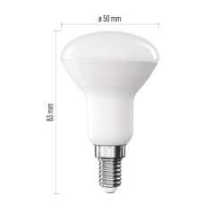   LED izzó Classic R50 / E14 / 4,2 W (40 W) / 470 lm / Meleg fehér