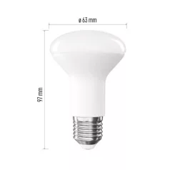   LED izzó Classic R63 / E27 / 7 W  (60 W) / 806 lm / Természetes fehér