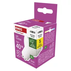   LED izzó Classic MR16 A CLASS/ GU10 / 3 W (40 W) / 535 lm / Természetes fehér