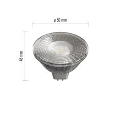   LED izzó Classic MR16 / GU5,3 / 4,5 W (31 W) / 380 lm / természetes fehér