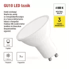 LED izzó Classic MR16 fehér/ GU10 / 7 W (72 W) / 1000 lm / Természetes fehér