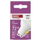 LED izzó Classic MR16 fehér/ GU10 / 7 W (72 W) / 1000 lm / Természetes fehér