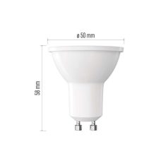   LED izzó Classic MR16 fehér/ GU10 / 7 W (72 W) / 1000 lm / Hideg fehér