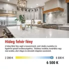 LED izzó Classic MR16 fehér/ GU10 / 7 W (72 W) / 1000 lm / Hideg fehér