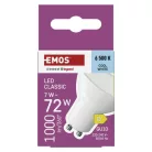 LED izzó Classic MR16 fehér/ GU10 / 7 W (72 W) / 1000 lm / Hideg fehér