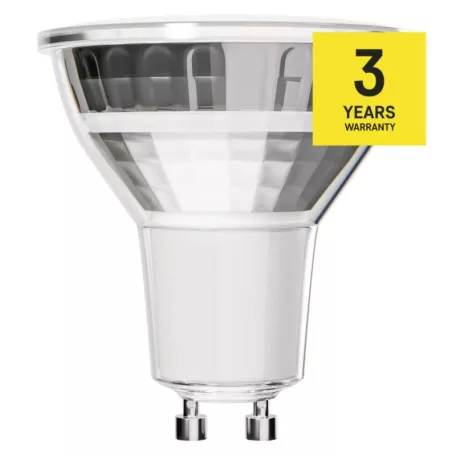 LED izzó Classic MR16 ezüst/ GU10 / 3 W (32 W) / 345 lm / Természetes fehér