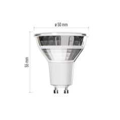   LED izzó Classic MR16 ezüst/ GU10 / 3 W (32 W) / 345 lm / Hideg fehér