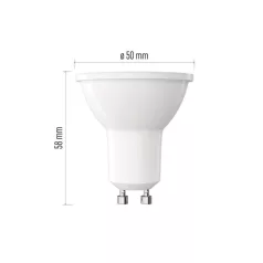   LED izzó Classic MR16 fehér/ GU10 / 4 W (39 W) / 450 lm / Hideg fehér