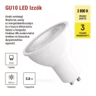 LED izzó Classic MR16 fehér/ GU10 / 5,8 W (75 W) / 565 lm / Meleg fehér