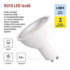 LED izzó Classic MR16 fehér/ GU10 / 5,8 W (75 W) / 565 lm / Hideg fehér