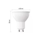 LED izzó Classic MR16 / GU10 / 7 W (60 W) / 800 lm / meleg fehér / dimmelhető