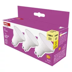   LED izzó Classic MR16 / GU10 / 7 W  (60 W) / 806 lm / Meleg fehér