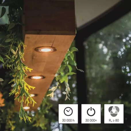 LED izzó Classic MR16 / GU10 / 7 W  (60 W) / 806 lm / Meleg fehér