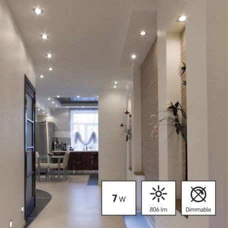 LED izzó Classic MR16 / GU10 / 7 W  (60 W) / 806 lm / Természetes fehér