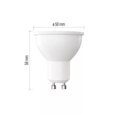 LED izzó Classic MR16 / GU10 / 7 W (60 W) / 800 lm / Természetes fehér / dimmelhető