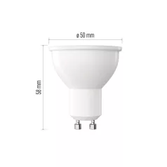   LED izzó Classic MR16 / GU10 / 7 W (60 W) / 800 lm / Természetes fehér / dimmelhető