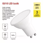 LED izzó Classic MR16 fehér/ GU10 / 1,3 W (16 W) / 150 lm / Meleg fehér