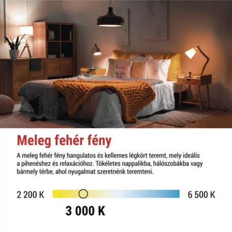 LED izzó Classic JC / G9 / 4,3 W (48 W) / 600 lm / Meleg fehér