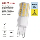 LED izzó Classic JC / G9 / 4,3 W (48 W) / 600 lm / Hideg fehér